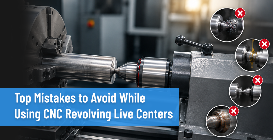 Top Mistakes to Avoid While Using CNC Revolving Live Centers